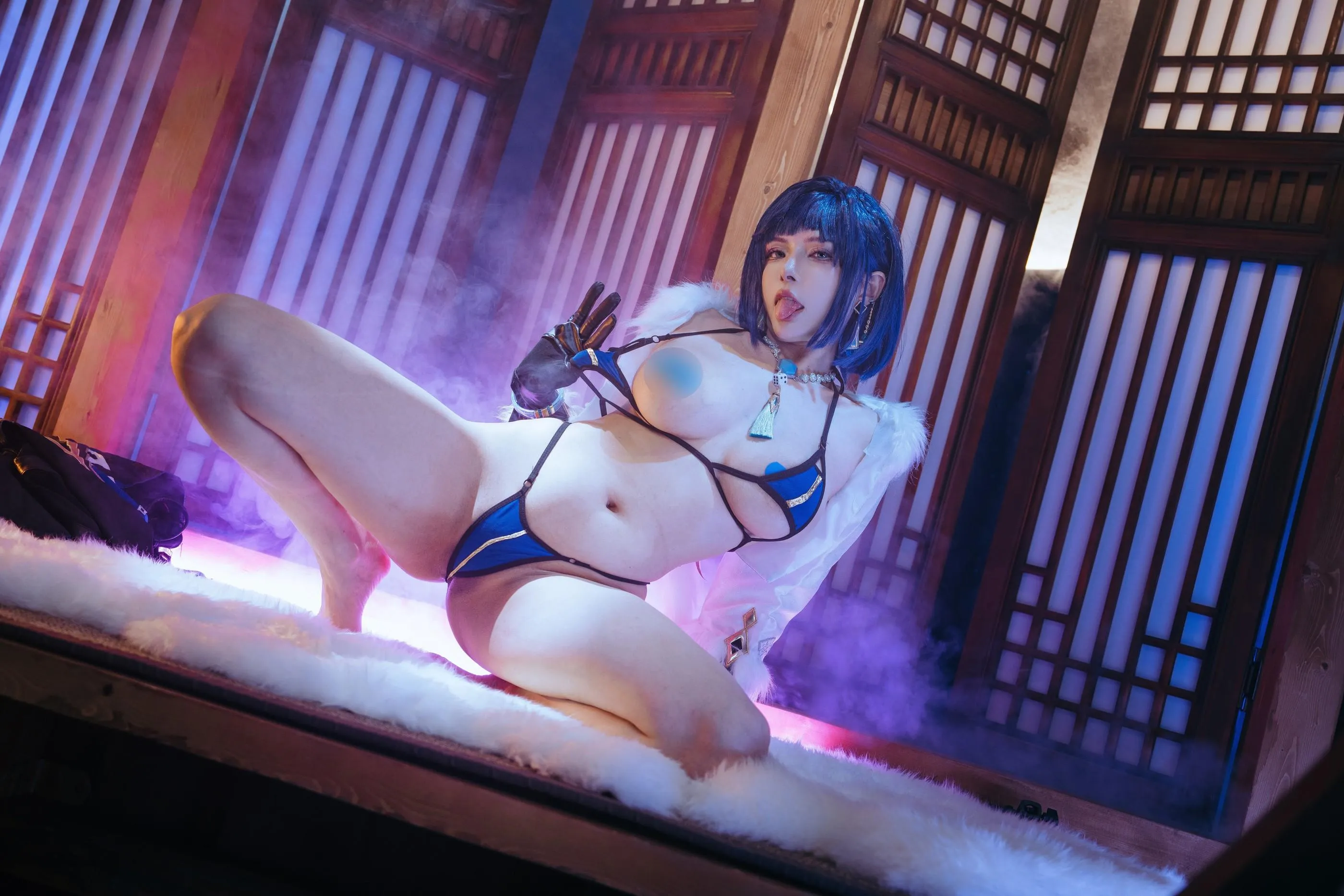 秋和柯基 – NO.107 夜兰 内衣 [66P]插图6